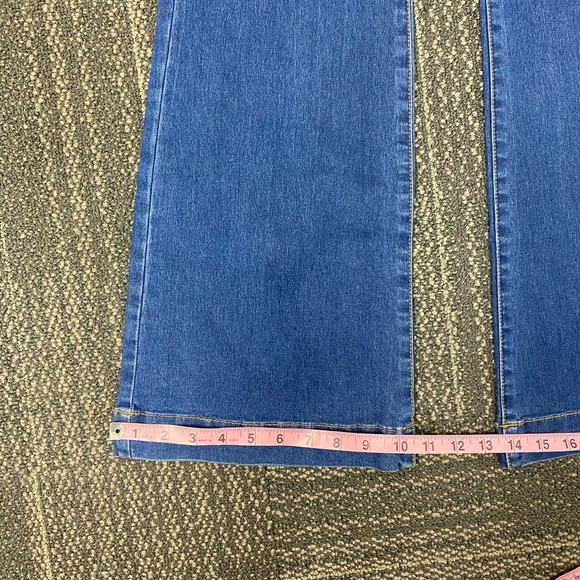 Free People Mallisson Dark Wash Flare Jeans Size 27 - Picture 7 of 11